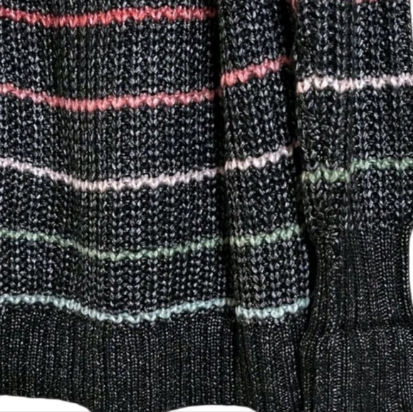 Torrid Comfy Casual Cozy Women's‎ Striped Lace-Up Hoodie Sweater Plus Size 5 5X - Picture 8 of 11